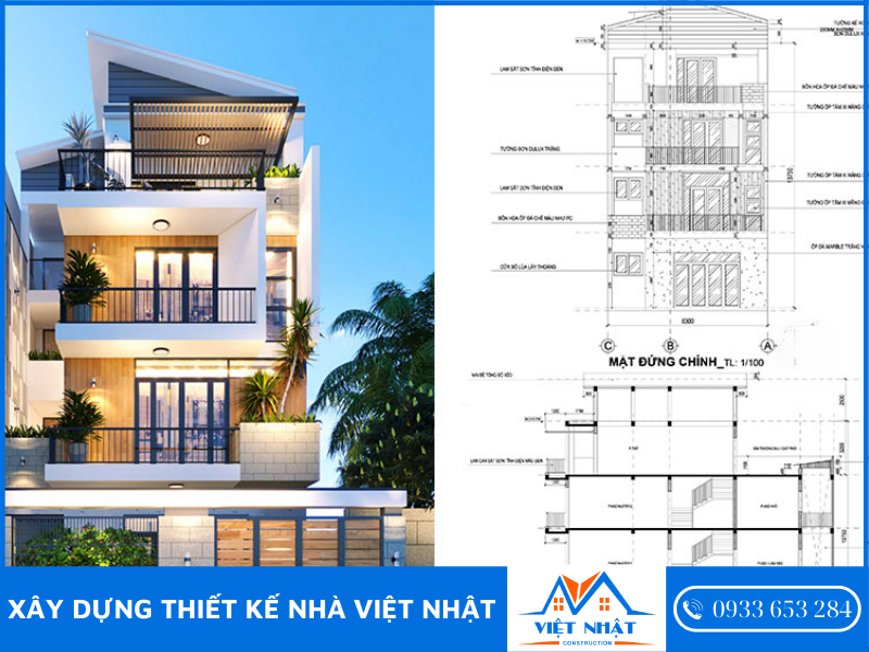 Thiết kế thi công nhà phố tại TPHCM