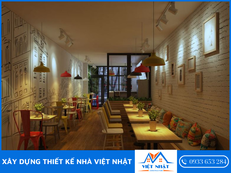 Đơn vị thi công thiết kế nội thất quán cafe trà sữa nhanh chóng chuyên nghiệp